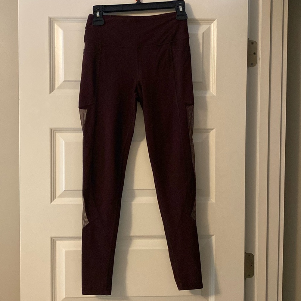 Victorias secret leggings with mesh detail